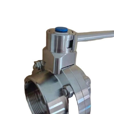 Factory Price Customized Manual 	Pneumatic Butterfly Valve DN32 DN40 DN50 DN65 SS304&316 Stainless Steel Valve