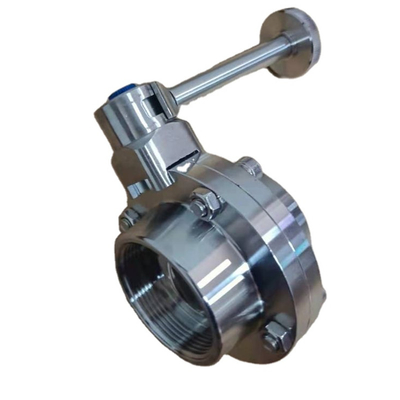 Factory Price Customized Manual 	Pneumatic Butterfly Valve Stainless Steel Valve Used In Food, Pharmacy, Milk Indu