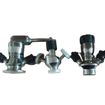 Factory Price Stainless Steel Sampling Valve Customized Sanitary Tow Port Sample Valve SS304&316