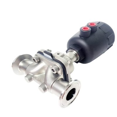 China Sanitary Manual Diaphragm Valve Pneumatic Clamped Diaphragm Valve
