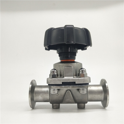 Sanitary Manual Manual Diaphragm Valve Stainless Steel Clamp Diaphragm Valves For Pharmacy 316L