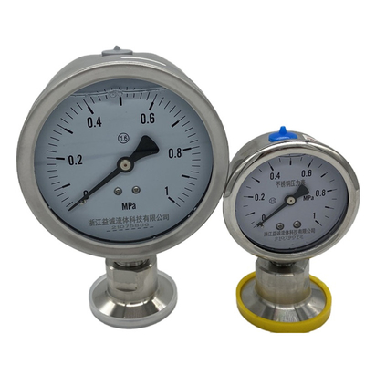 Factory Price Customized Beer/Wine Tank Pressure Gauge, DN20 DN25 SS304&316 stainless steel tank fitting